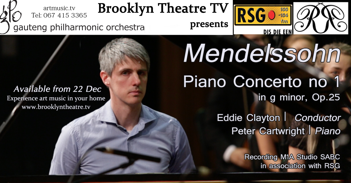 Mendelssohn Piano Concerto No. 1 GPO. Peter Cartwright Thumbnail